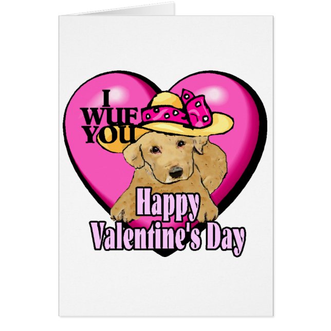 Labrador Retriever Valentines day Hälsningskort (Framsidan)