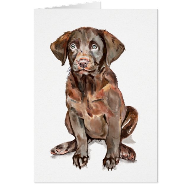 Labrador Retriever Välkomstkort Hälsningskort (Framsidan)