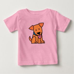 Labrador Retriever valp hund sitt guldig söt valp Tee