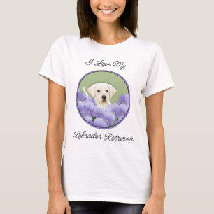 Labrador Retriever Valpmålning Original Hundkonst T Shirt