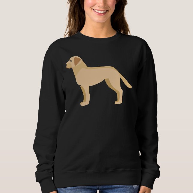 Labrador Retriever Vector aktiv T Shirt (Framsida)