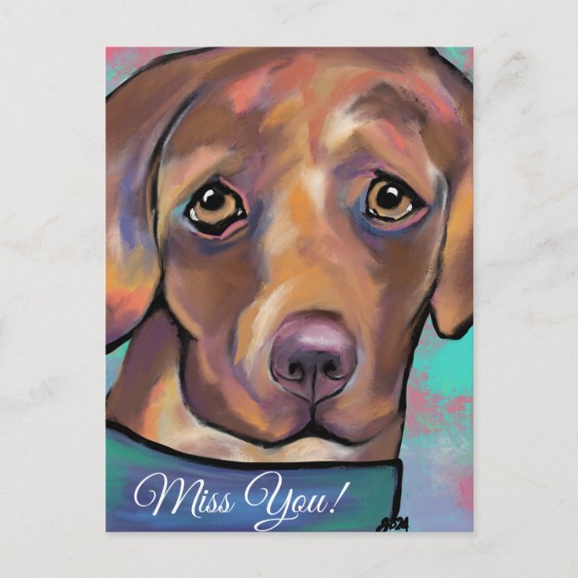 LABRADOR RETRIEVER            VYKORT (Framsida)
