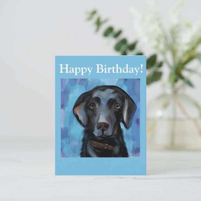 Labrador Retriever  Vykort (Stående Fram)