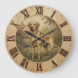  Labrador Retriever - Wall Clock  Stor Klocka