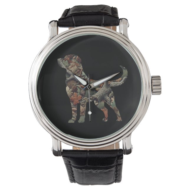Labrador Retriever Watch, Camo Watch Manar Armbandsur (Framsida)