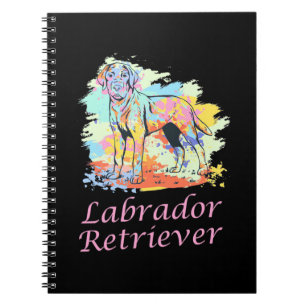 Labrador Retriever Watercolor Anteckningsbok