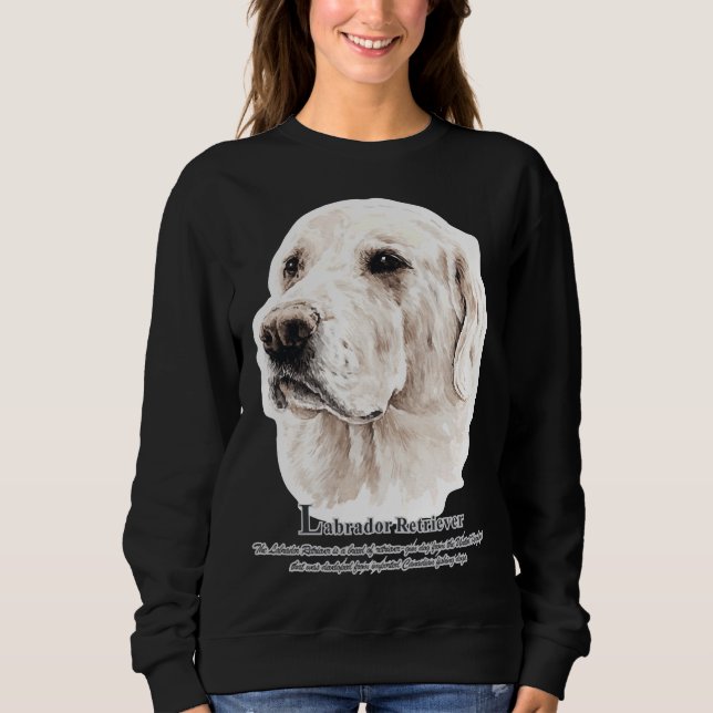 Labrador Retriever Watercolor Illustration T Shirt (Framsida)