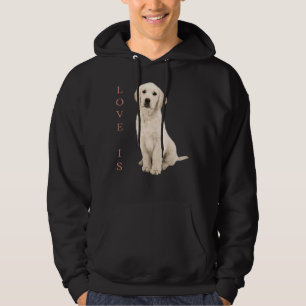 Labrador Retriever White Lab Hund Mamma Hoodie