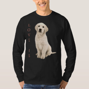 Labrador Retriever White Lab Hund Mamma T Shirt