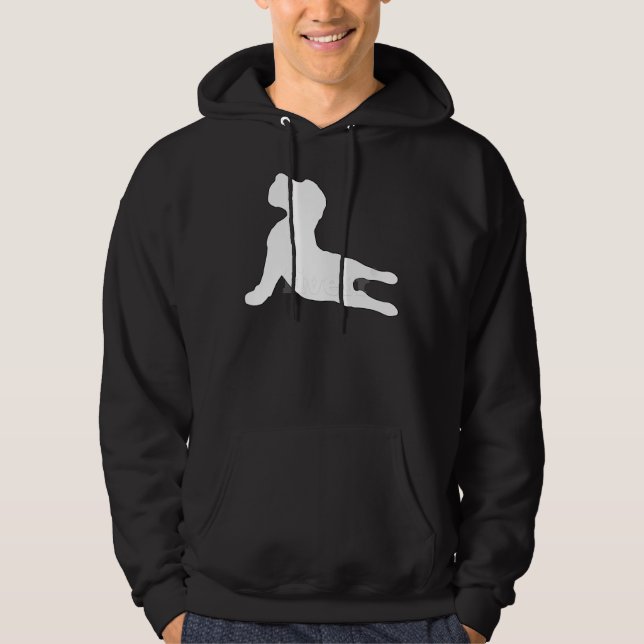 Labrador Retriever Yoga Hoodie (Framsida)