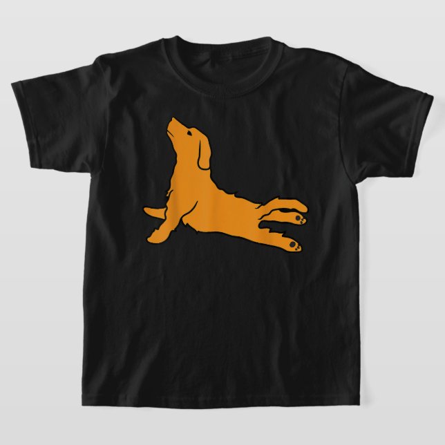 Labrador Retriever Yoga Lab Hund Gifts Mamma Pappa T Shirt (Laydown)