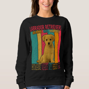 Labrador Retrievers gör Lycklig Humans till HEHU T Shirt