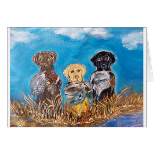 LABRADOR RETRIEVERS HÄLSNINGSKORT
