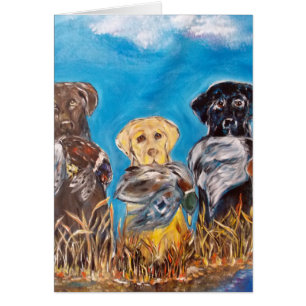 LABRADOR RETRIEVERS HÄLSNINGSKORT