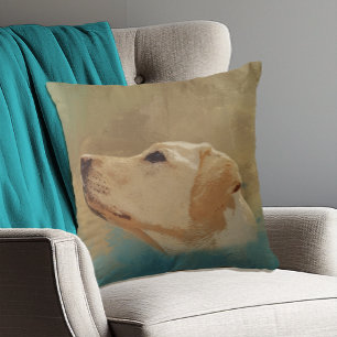 Labrador Retrievers: Hund Gul lab Djurälskare Kudde