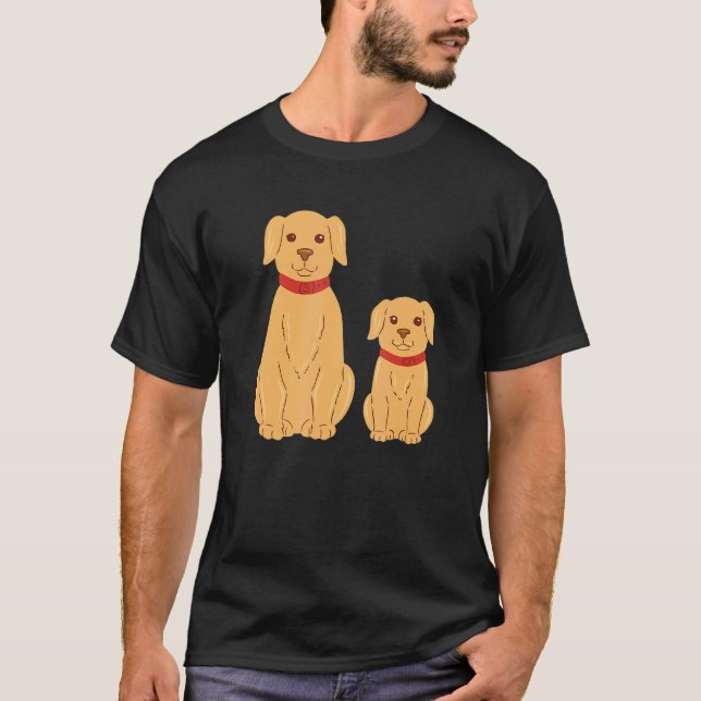 Labrador Retrievers Hund Pet T Shirt (Framsida)