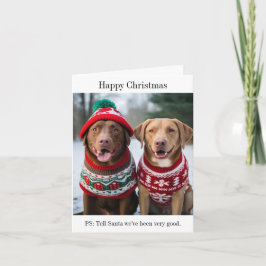 Labrador Retrievers i julkort för Jumper Kort