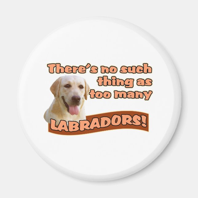 LABRADOR RETRIEVERS MAGNET (Framsidan)