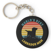 Labrador Retro Sunset Personlig