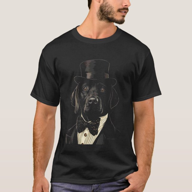 Labrador Ringmaster Vintage T Shirt (Framsida)