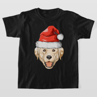 Labrador Santa Hat jul Labrador T Shirt