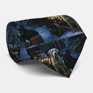 Labrador Snowy Sleigh-juldekretet Slips