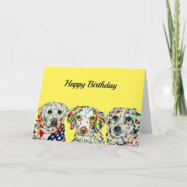 Labrador Spain Gräns Collie Birthday Card Kort