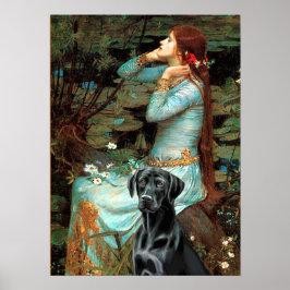 Labrador (svart 1) - Ophelia Poster