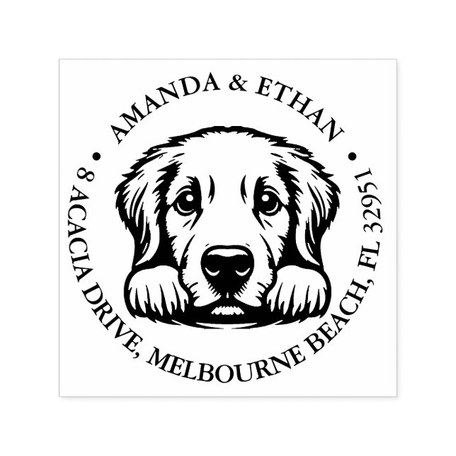 Labrador-tema Självfärgande Stämpel (Design)