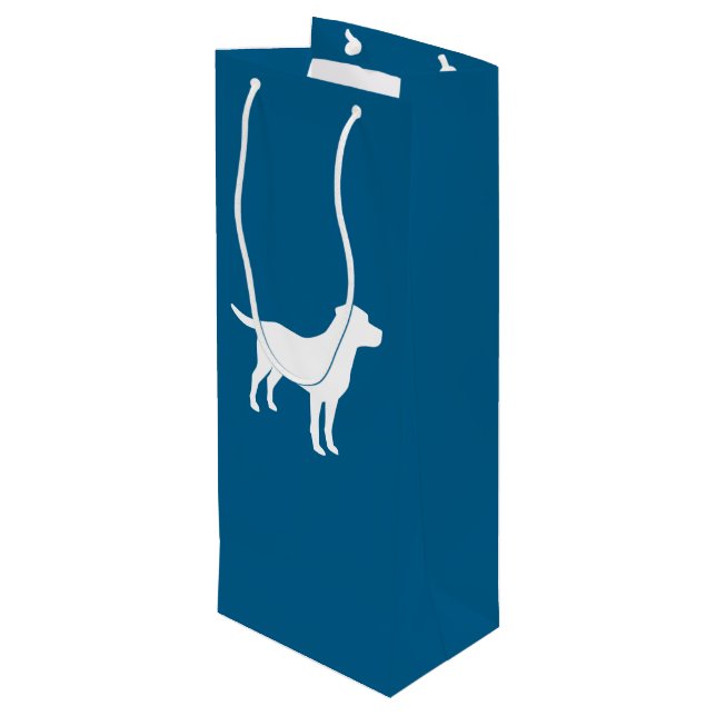 Labrador Theme - Hund Baby Shower Blue Lab (Baksidan Vinklad)