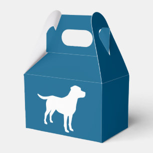 Labrador Theme - Hund Baby Shower Blue Lab Presentaskar