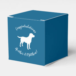 Labrador Theme - Hund Baby Shower Blue Lab Presentaskar
