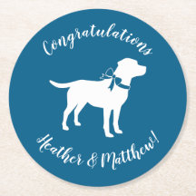 Labrador Theme - Hund Baby Shower Blue Lab