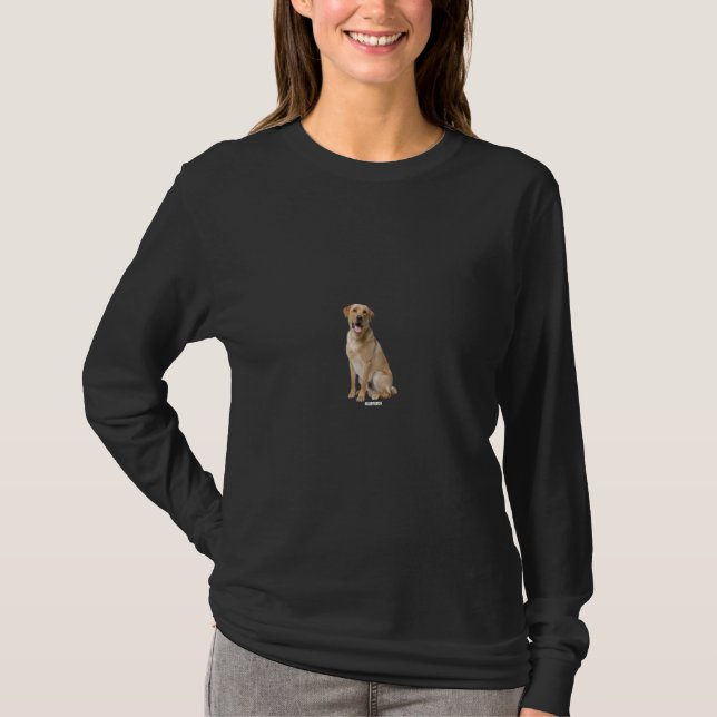 Labrador-valp T Shirt (Framsida)