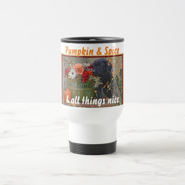 Labrador valptravel mug resemugg (Center)