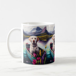 Labrador vid åran: Ett naturskönt äventyr Kaffemugg
