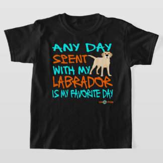 Labrador Vilken dag som helst som tillbringas med  T Shirt