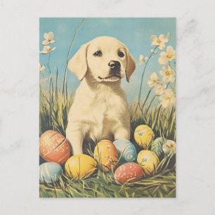 Labrador Vintage Påsk Vykort