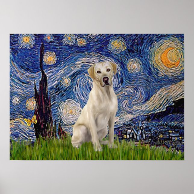Labrador (Y7) - Stjärnkväll Poster (Framsidan)