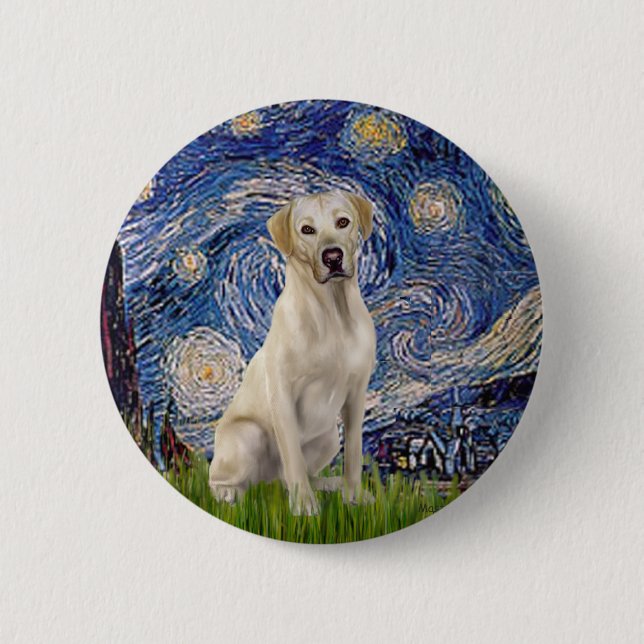 Labrador (Y7) - Stjärnnatten Knapp (Framsida)
