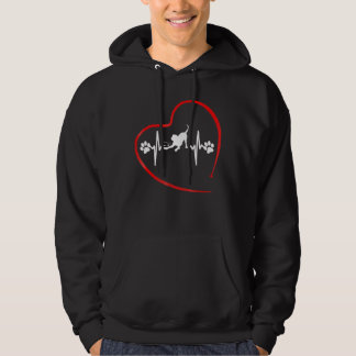 Labradoravtryck Hjärtstopp Veterinär Veterinärtekn Hoodie
