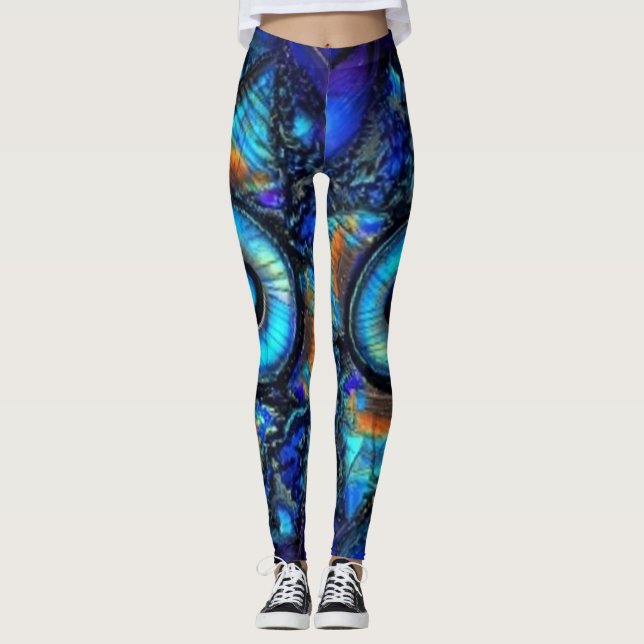 Labradorite bloom2 Leggings (Framsida)