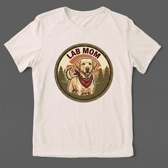 LabradorMamma Tri-blend T-shirt | Labrador Hund Ma (Skapare uppladdad)