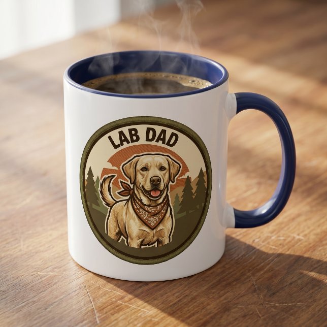 Labradorpappas Kaffemugg | Labrador Pappa Present  (Skapare uppladdad)