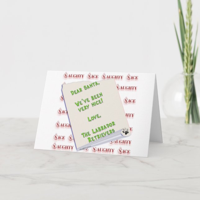 LabradorpluralNice Helgkort (Framsida)