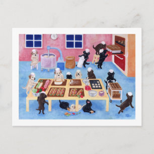 Labradors Bakery Vykort
