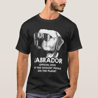 Labradors Hund för Officiell hos de kolaste folkgr T Shirt