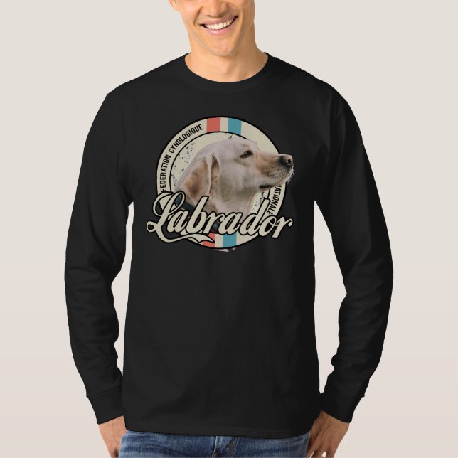 Labrathor Federation Cynologique Hund Passande T Shirt (Framsida)