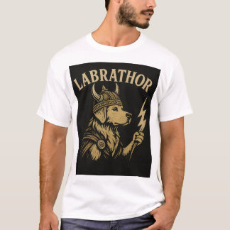 "LABRATHOR" Labrador Norse Warrior T-Shirt