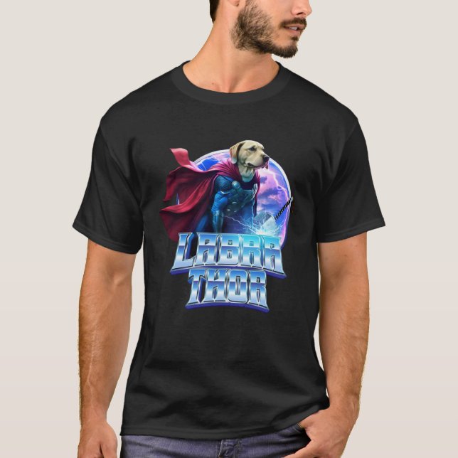 Labrathor & Söt gul labrador retriever 2 T Shirt (Framsida)